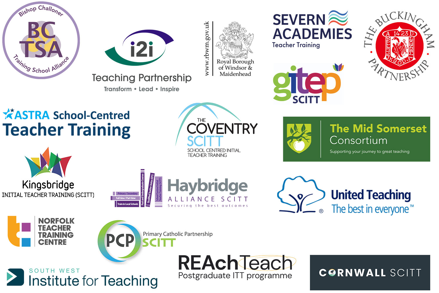 Logos for our SCITT partners