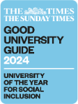 The Times Good University Guide 2024 University of the Year for Social Inclusion