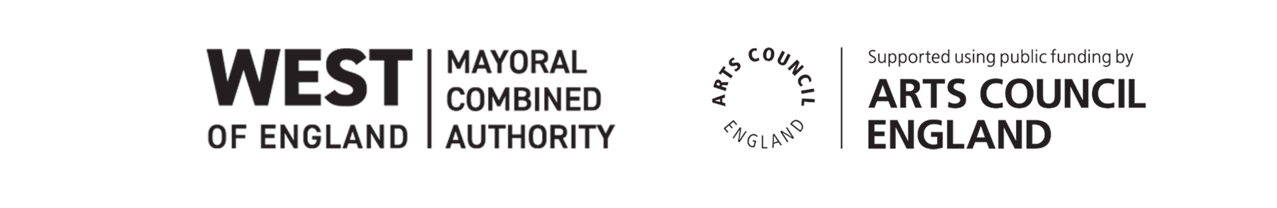 Logo for the West of England Combined Authority and Arts Council