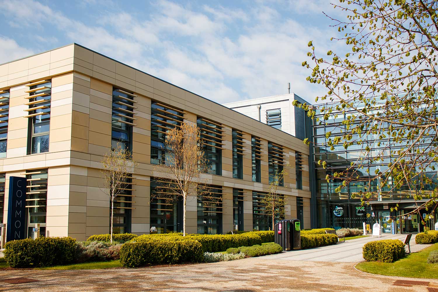 The Commons building at Newton Park campus